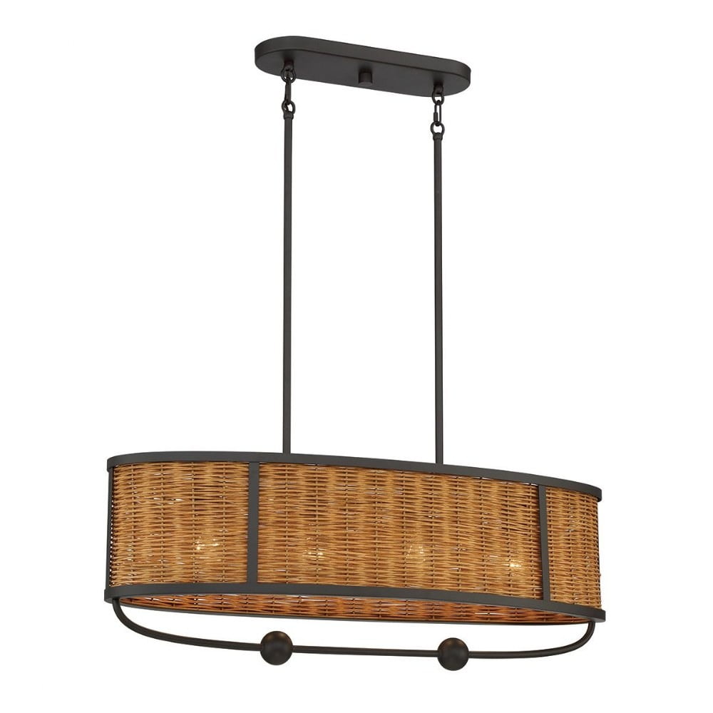 Eurofase Lighting Comparelli 4 - Light Chandelier in Dark Bronze