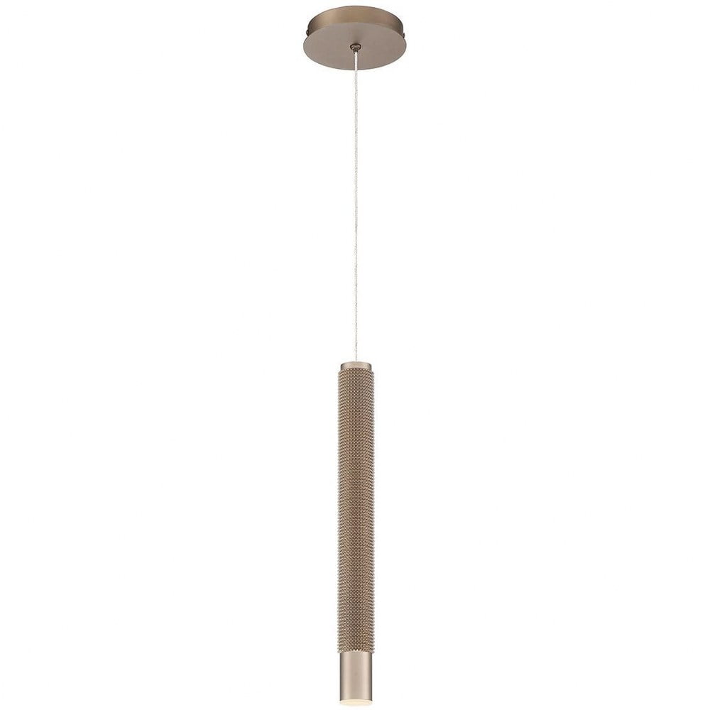 16.25 Inch 4.3W 1 Led Pendant-Champagne Finish Eurofase Lighting 35710-042