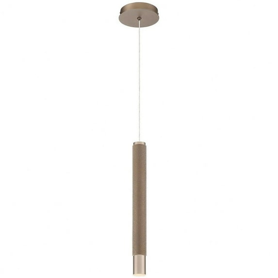 16.25 Inch 4.3W 1 Led Pendant-Champagne Finish Eurofase Lighting 35710-042