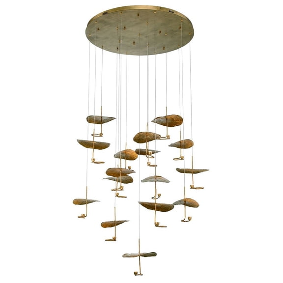 Eurofase Lighting - Lagatto - 592W 16 LED Chandelier In Modern and Contemporary