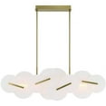 thumbnail image 1 of 47210-011 Eurofase Lighting Nuvola - 92W 2 LED Chandelier-17.5 Inches Tall and 9 Inches Wide-Gold Finish, 1 of 4
