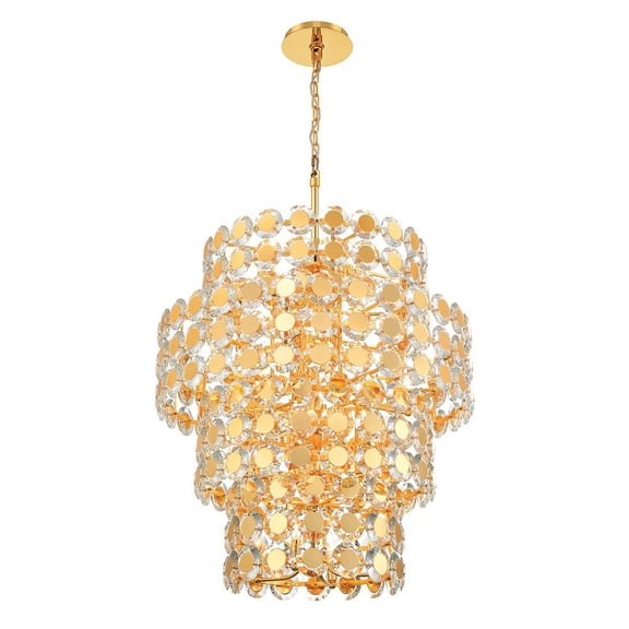 Eurofase Lighting - Perrene - 24 Light Chandelier In Glam Style-45 Inches Tall