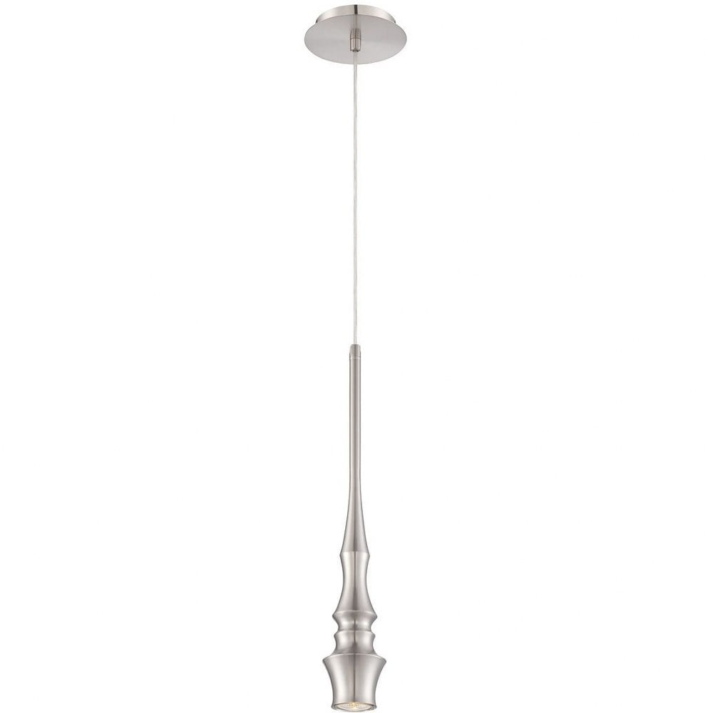 Sano Satin Nickel 1-Light Contemporary Pendant