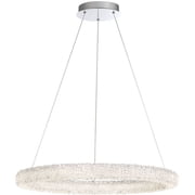 Eurofase Lighting-Sassi Round Chandelier 1 Light Chrome Finish with