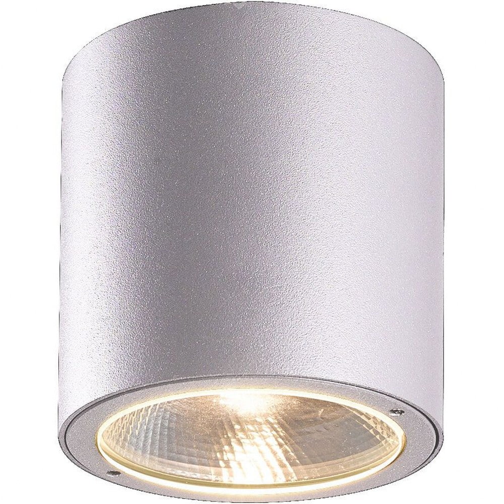 Marine Grey Aluminum LED Outdoor Flush Mount Light