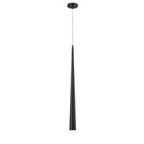 20446-031 Eurofase Lighting Sliver - 1 Light Large Pendant - 2.75 Inches Wide by 36 Inches High-Black Finish    -Traditional Installation