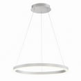 thumbnail image 1 of 27.5 Inch 48W 1 Led Small Pendant-Silver Finish Eurofase Lighting 31471-015, 1 of 5