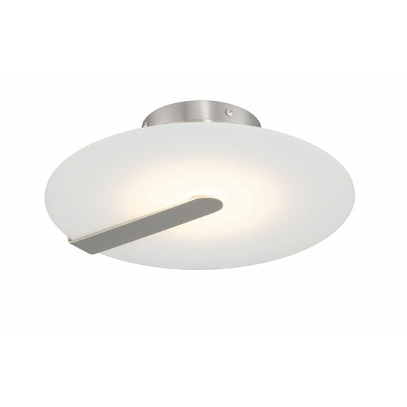 Eurofase 46843-029 Nuvola 12 in. Satin Nickel Flush Mount Ceiling Light