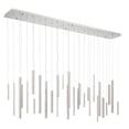 thumbnail image 1 of Eurofase 46814-036 Santana 30-Light 72 in. Satin Nickel Chandelier, 1 of 3