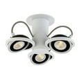 thumbnail image 1 of Eurofase Vision 3-Light LED Linear Surface Mount, White and Black Finish, 1 of 2