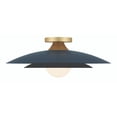 thumbnail image 1 of Eurofase 46815-026 Welsh 18 in. Matte Blue White Glass Flush Mount Ceiling Light, 1 of 1