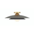 thumbnail image 1 of Eurofase 46815-033 Welsh 18 in. Matte Grey White Glass Flush Mount Ceiling Light, 1 of 1
