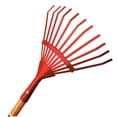 Eurogarden Kids Steel Leaf Rake with Wood Handle - Walmart.com