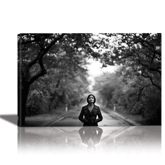 Eurographics Canvas Wall Art: Maria Painting Artwork for Home Decor Framed 24x36 inches