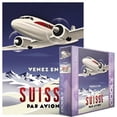 thumbnail image 1 of Eurographics, Come to Switzerland by Plane 1000 Piece Puzzle, 1 of 4