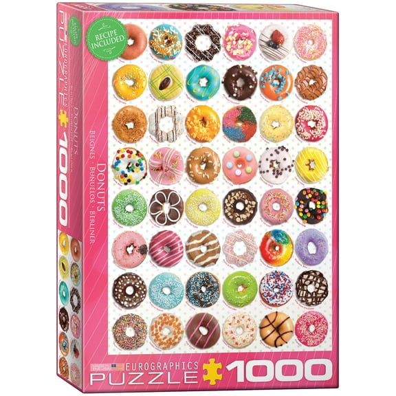 Eurographics Donut Tops 1000-Piece Puzzle (Other)