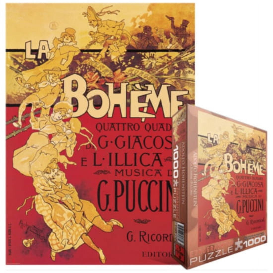Eurographics La Boheme (Puccini) by Adolfo Hohenstein Puzzle (1000