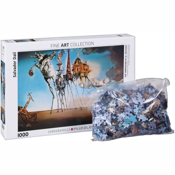 Eurographics Fine Art Collection Salvador Dali the Temptation of St. Anthony Puzzle 1000 Pc Box