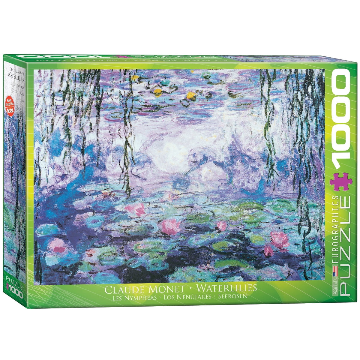 Eurographics Inc Claude Monet - Water Lilies: 1000 Pcs