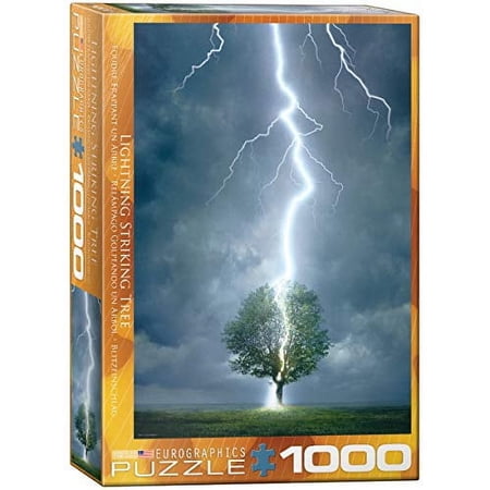 Lightning Striking Tree Jigsaw Puzzle, 1000 Pieces