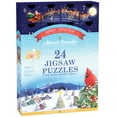 thumbnail image 1 of Eurographics: Puzzle Advent Calendar: Merry Christmas - 24 Daily Unique Individual Jigsaws, 5x 5" 50pc Each, 1200pcs Total, Holiday Countdown Gift, 1 of 5