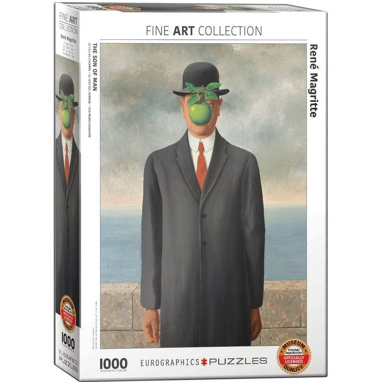 René Magritte 1000% Eurographics Son of Man by Rene Magritte 1000 Pc - Walmart.com