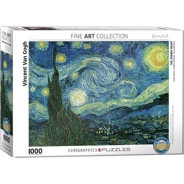 Eurographics: Starry Night by Vincent Van Gogh - 1000 Piece