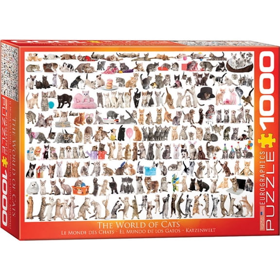 Eurographicspuzzles - Cats - Jigsaw Puzzle - 1000 Pieces