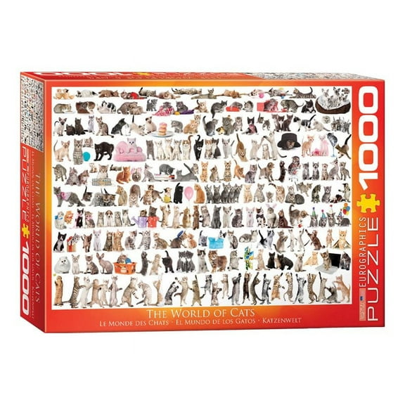 Eurographicspuzzles - Cats - Jigsaw Puzzle - 1000 Pieces
