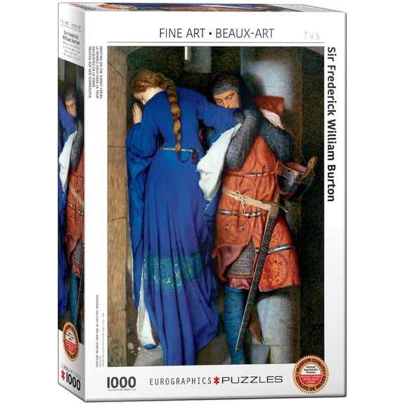 Eurographicspuzzles - Meeting On The Turret Stairs - Jigsaw Puzzle - 1000 Pieces