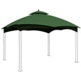thumbnail image 1 of Eurmax 10x12 Gazebo Replacement Canopy 2 Tier Replacement Canopy,Forest Green, 1 of 5