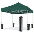 thumbnail image 1 of Euromax Canopy 10' x 10' Emerald Pop-up Canopy and 56lbs Instant Outdoor Canopy, 1 of 7