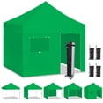 thumbnail image 1 of Euromax Canopy 10' x 10' Ginkgo Pop-up and Instant Outdoor Canopy with 4 Zipper Sidewalls, 1 of 7