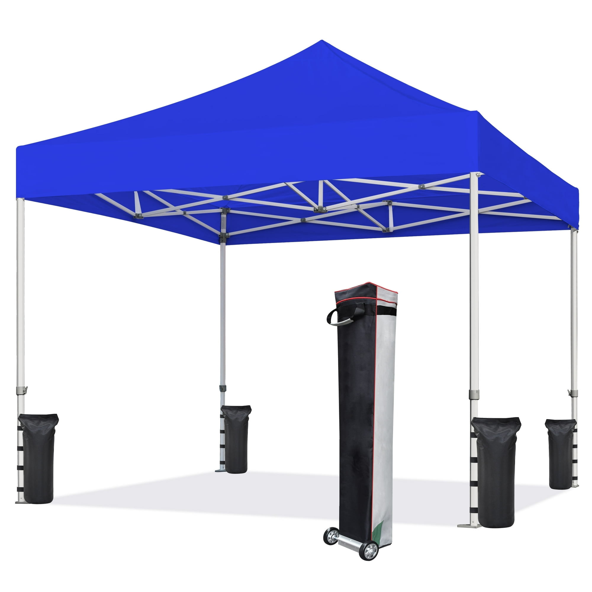 Euromax 10'x10' Easy Set Quick Outdoor Shade Tent, Teal Pop