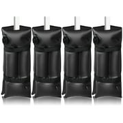 Euromax  Heavy Duty Canopy Water Weights Bag, for Pop up Canopy, Tent, Set of 4-Black