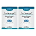 Euromedica EurOmega3 (60 Tablets) Pack of 2 Potent Omega3 Fatty