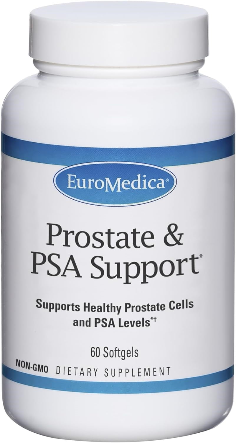 Euromedica Prostate & PSA Support 60 Softgels Supports Healthy