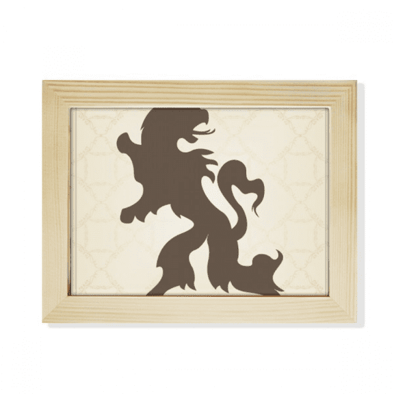 Europ Animals National Emblem Eagle Desktop Photo Frame Picture Art Decoration Painting 6x8 inch