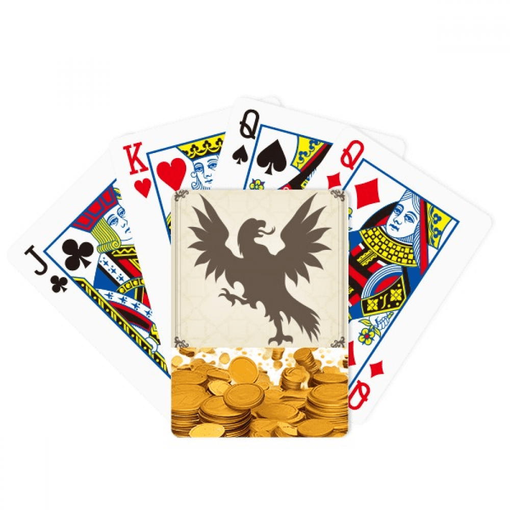 Europ Animals National Emblem  Vulture Gold Playing Card Classic Game