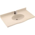 thumbnail image 1 of Europa 55 in. Solid-Surface Vanity Top in Bermuda Sand with Bermuda Sand Basin, 1 of 2