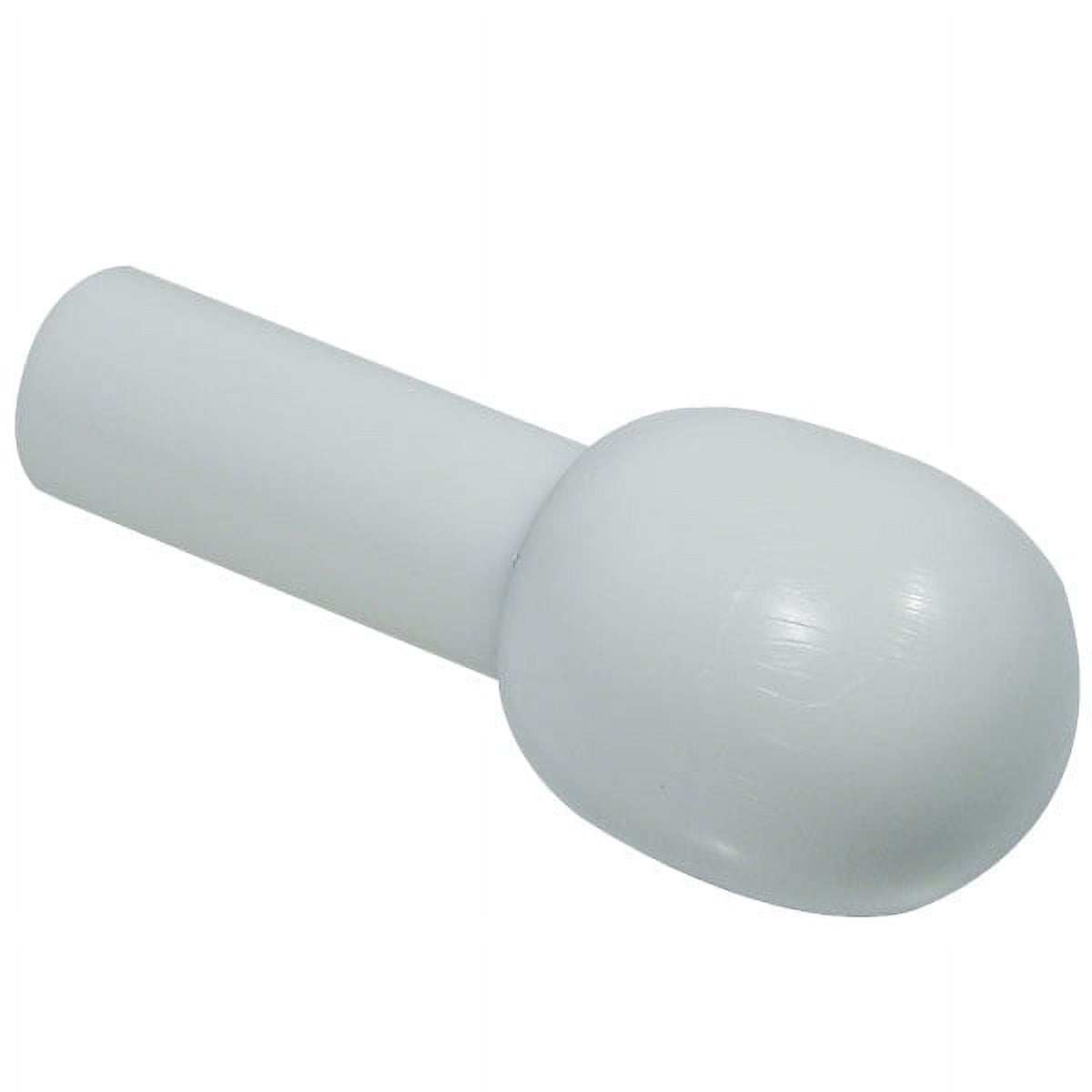 REIZEN Europa Mushroom Rolling Cane Tip - 5-8 inch White