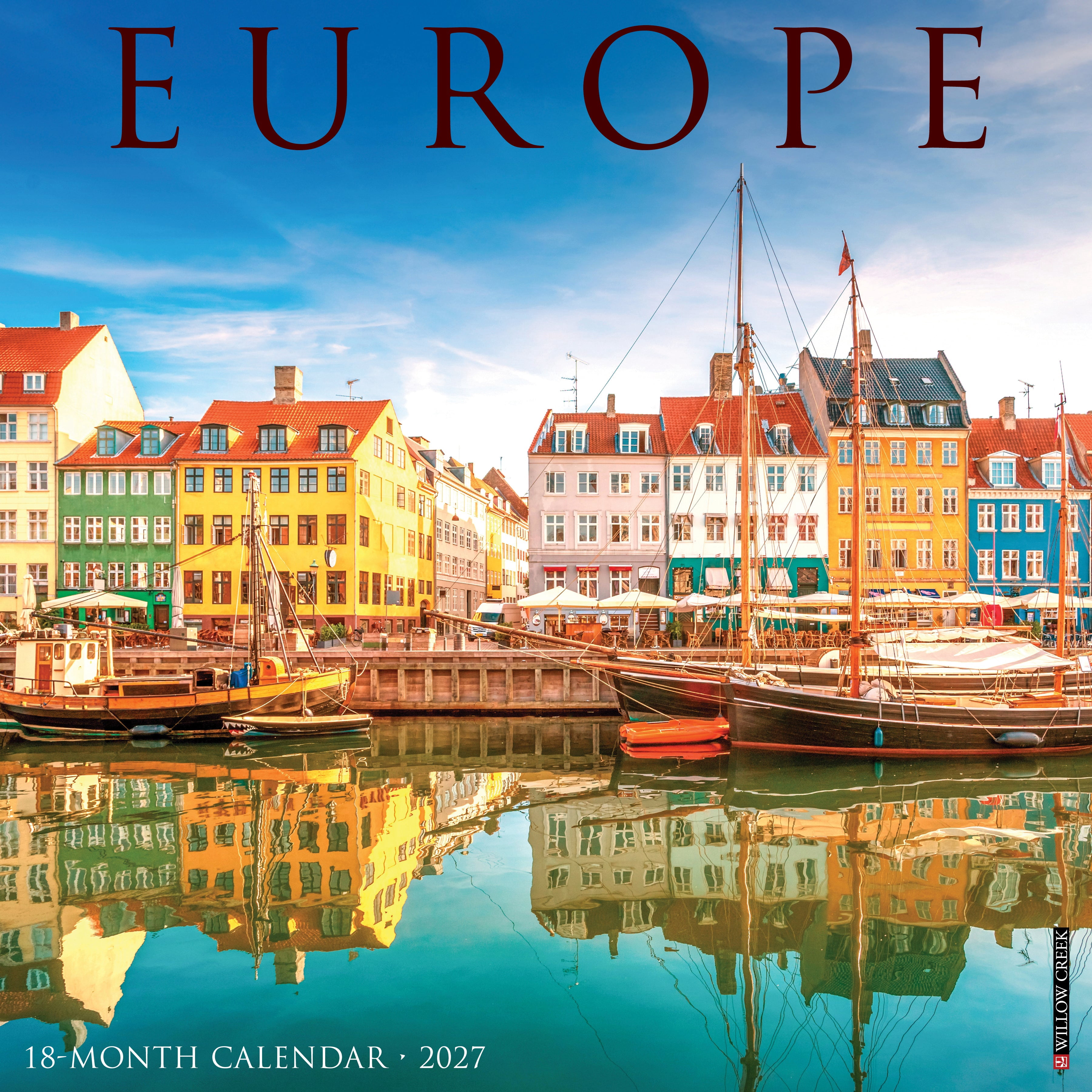 Willow Creek Press, Europe 2027 Wall Calendar