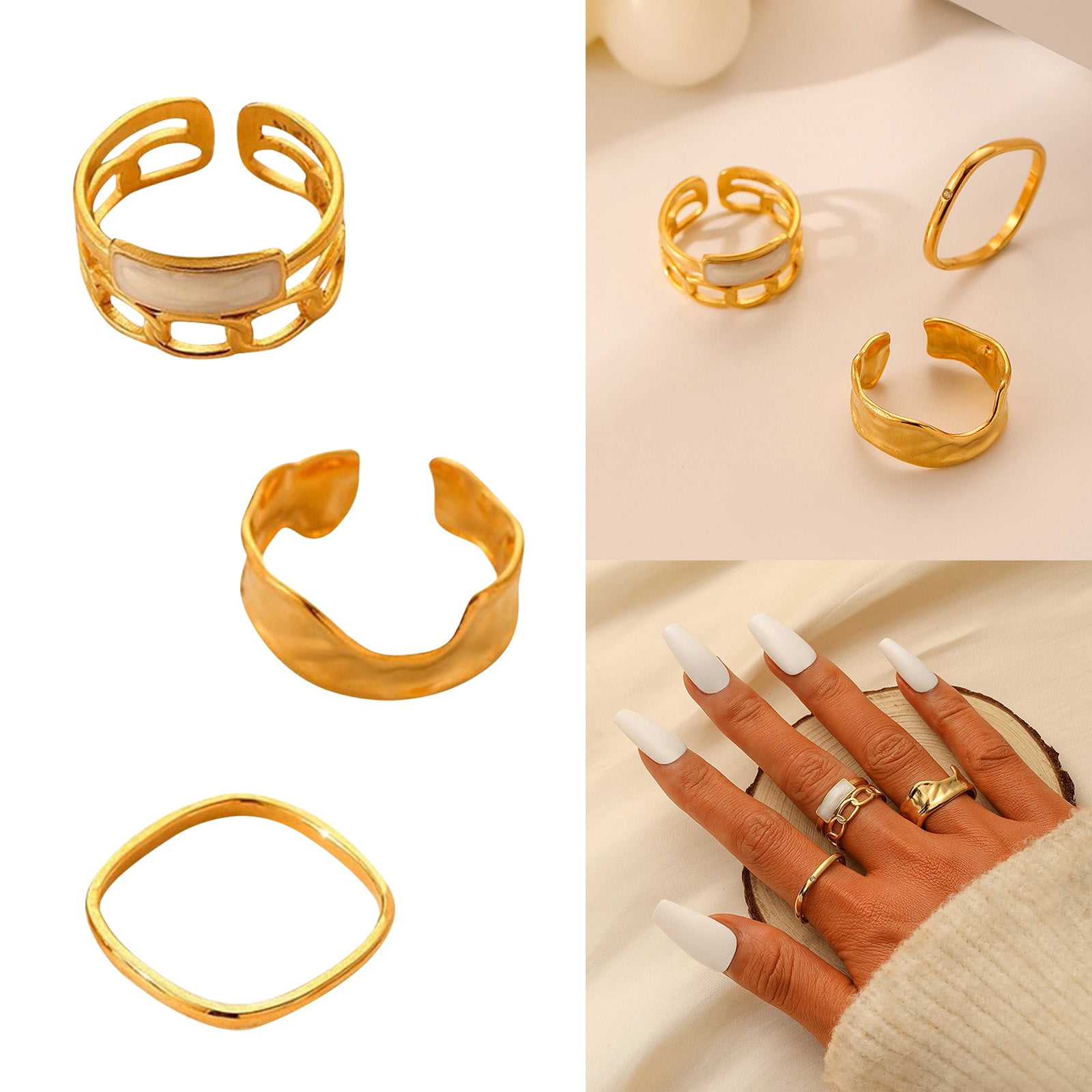 Europe And The United States New Border Fashion Simple Stainless Steel ...