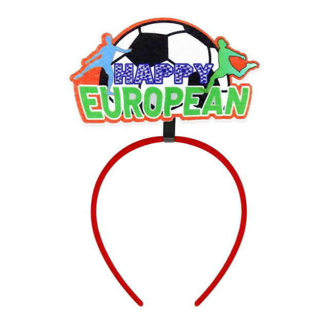 Europe Cup 2024 Cheering Hair Bands Soccer Games Fans Decorative