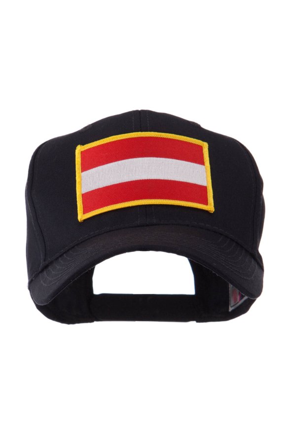 Europe Flag Embroidered Patch Cap - Austria OSFM