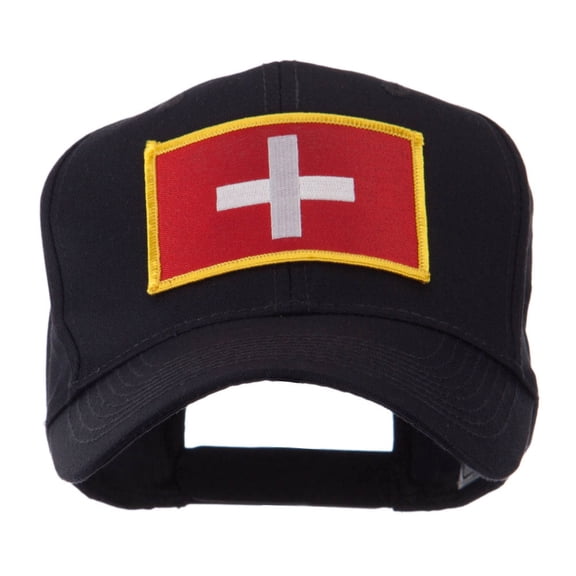 Europe Flag Embroidered Patch Cap - Switzerland OSFM