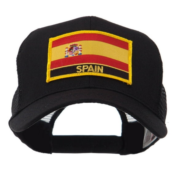 Europe Flag Letter Patched Mesh Cap - Spain OSFM