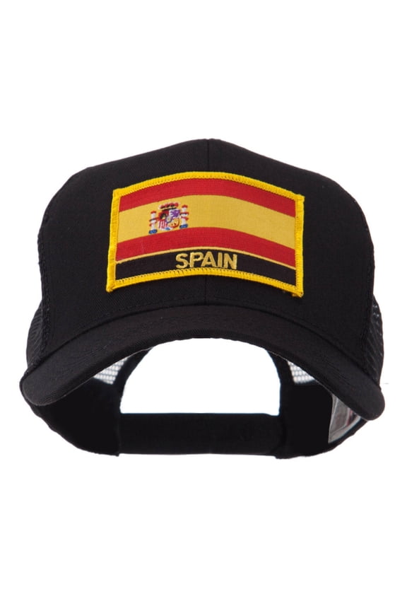 Europe Flag Letter Patched Mesh Cap - Spain OSFM