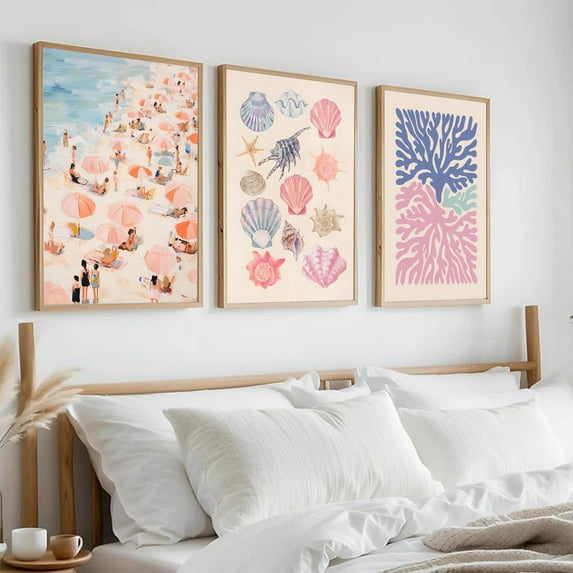 Europe Italy Poster Set of 3 Vintage Cities Travel Wall Art Amalfi Coast Canvas Wall Decor Prints Europe Italy Travel Picture Painting Aesthetics for Bedroom Living Room Unframed 12x16 Inch