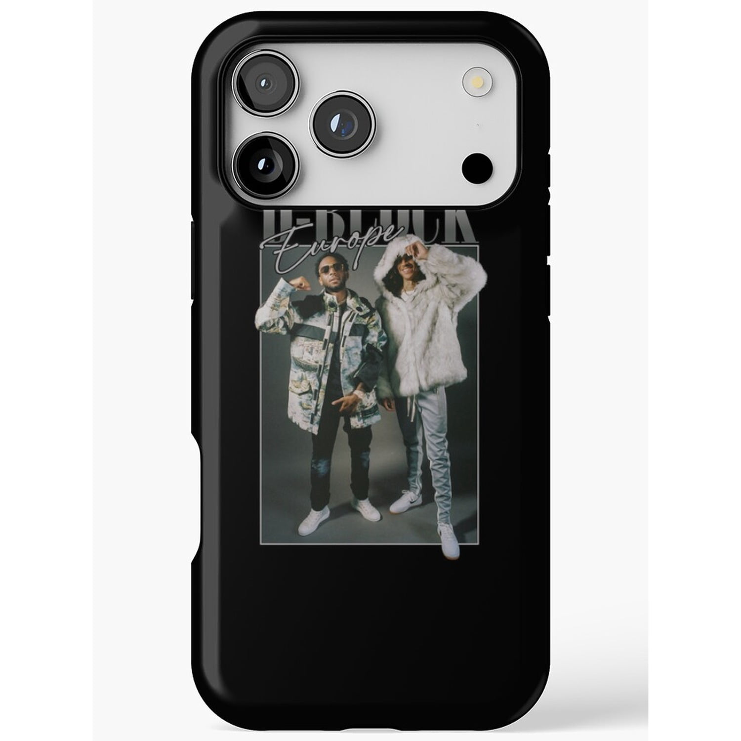 Europe Lettering Fashion Duo Portrait Tough Case for Apple iPhone ...
